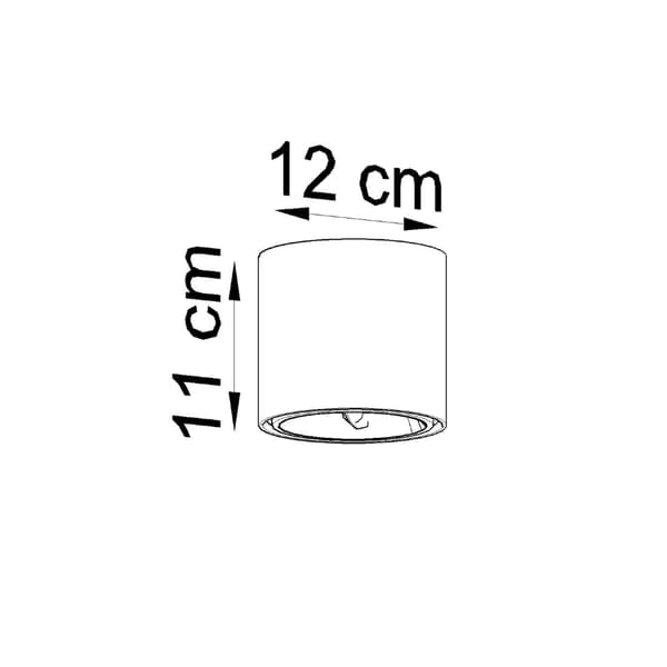 Spot CILANO sort Pure Lume PU.0697
