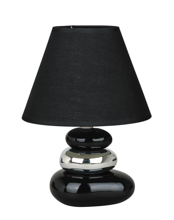 Lampe med skærm til soveværelset sort E14 Salem 4950 Rabalux