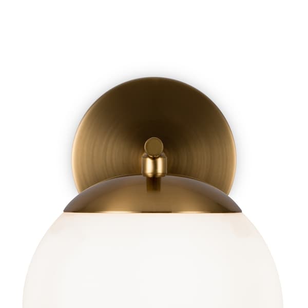 Vägglampa guld vit kula Marble Maytoni MOD187WL-01BS