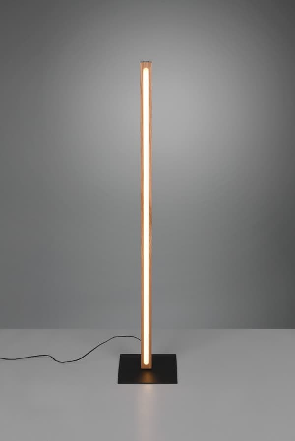LED gulvlampe BELLARI brun Trio 426410130