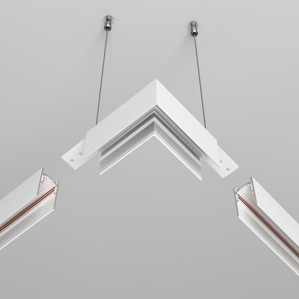 L-forbinder til overflademonterede skinnesystemer hvid EXILITY Maytoni Technical