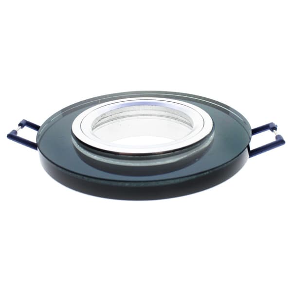 Loftlampe glas sort spejl GU10 rund ID-1035 Idealed