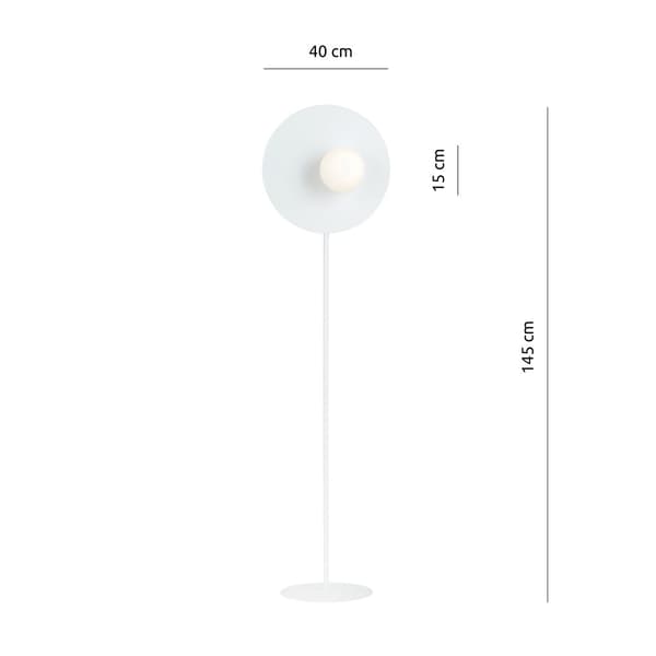 OSLO WHITE/OPAL E14 Emibig 1189/LP gulvlampe