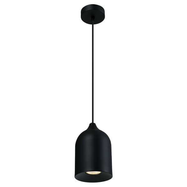 Minimalistisk sort pendellampe 1xGU10 8W NILO Light Prestige