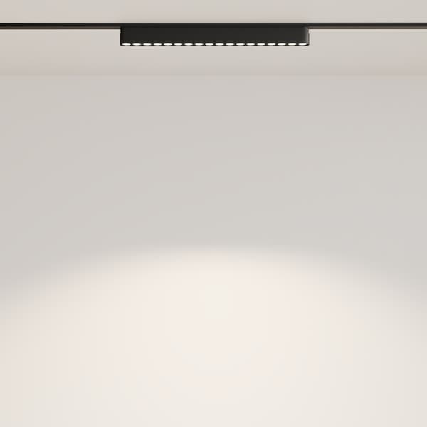 1-faset skinnespot sort lineær LED 16W 4000K POINTS Maytoni Technical