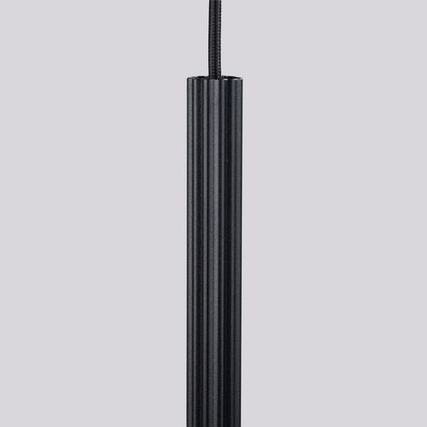 Moderne rund pendellampe med sorte rillede rør 2xG9 8W ARCHE Sollux Lighting