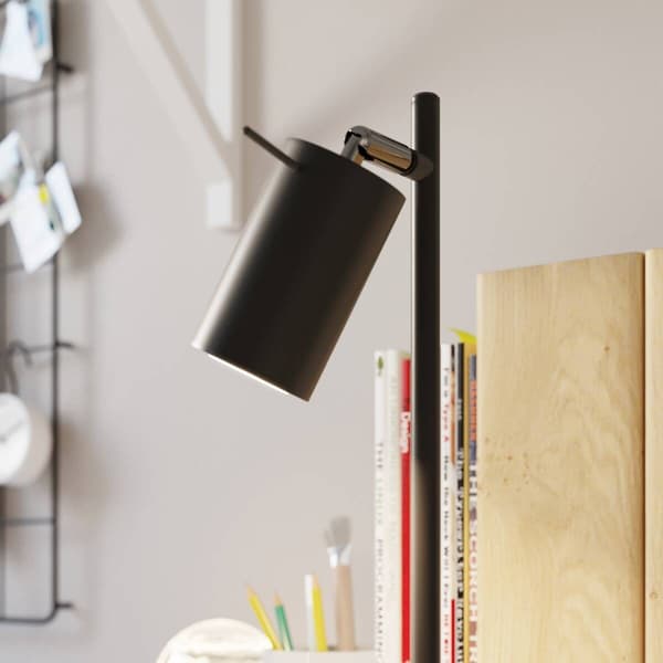 Moderne sort skrivebordslampe RING 1xGU10 10W SL.1091 Sollux Lighting