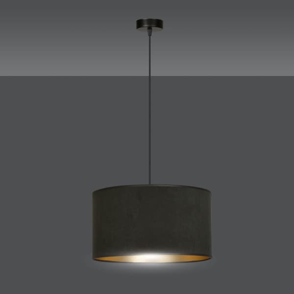 PENDEL Emibig 1xE27 60W HILDE 1 BL BLACK 1054/1