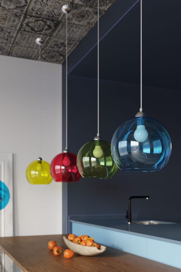 BALL Hvid pendel Sollux Lighting SL.0256