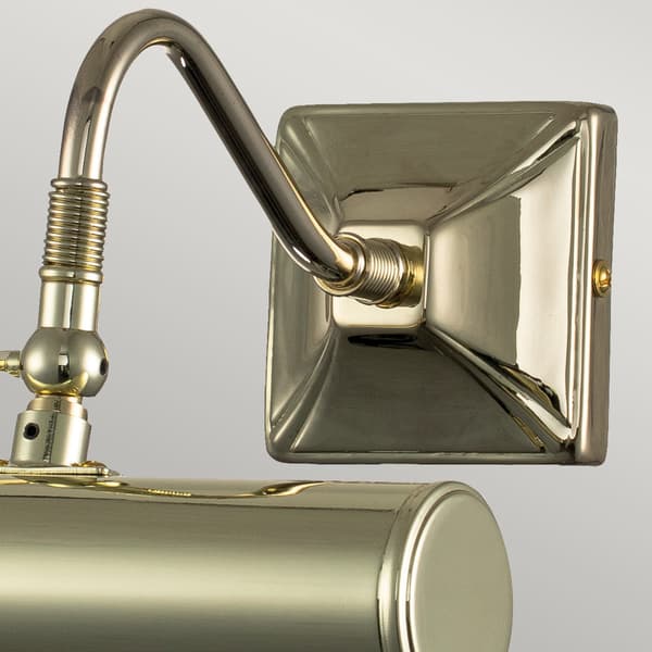 Tavelbelysning 19 cm 1xE14 polerad mässing Picture Light Elstead