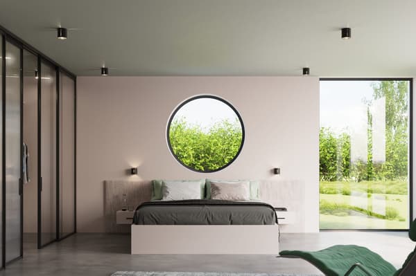 Væglampe INEZ Sort Sollux Lighting SL.0353