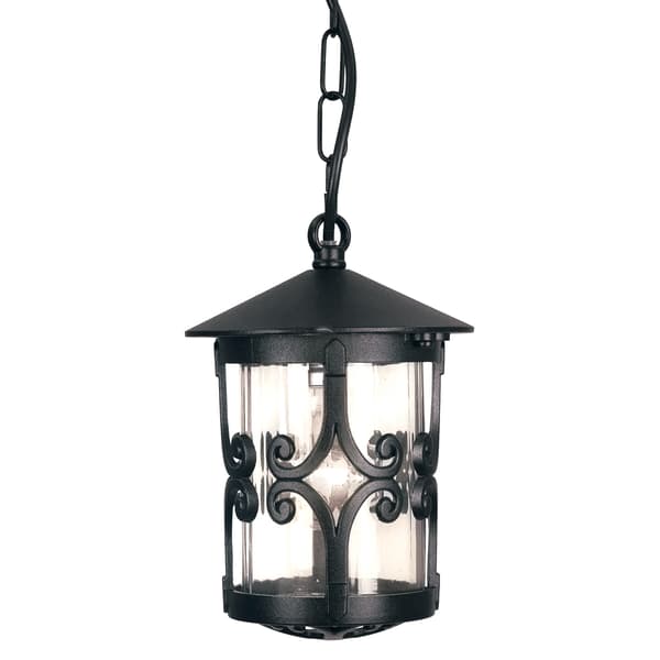 Ulkorippivalaisin Hereford 1xE27 musta Elstead BL13B-BLACK
