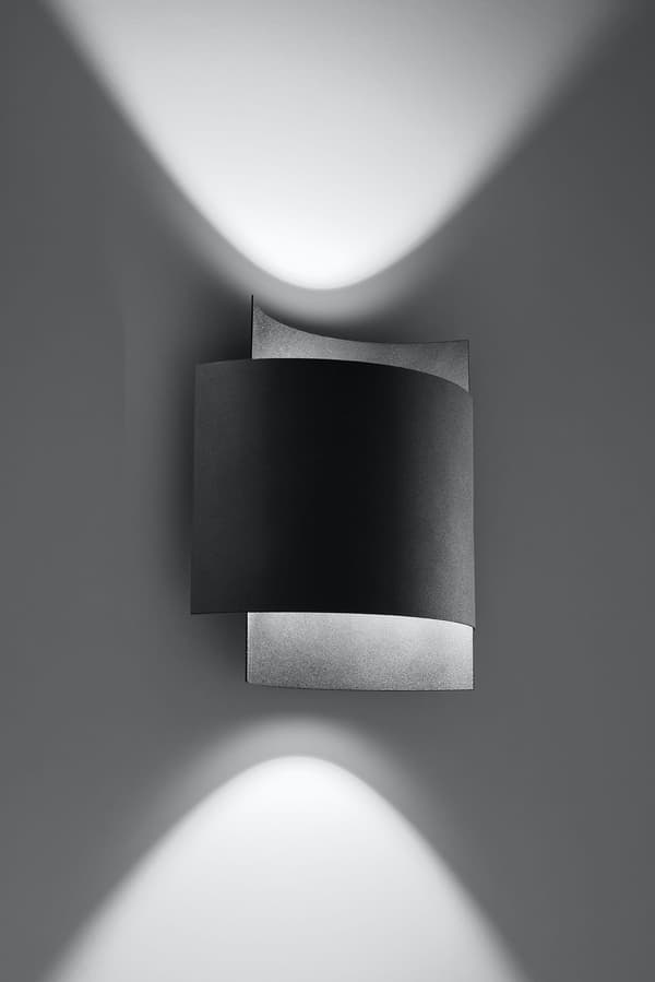 Seinävalaisin IMPACT musta Sollux Lighting SL.0858