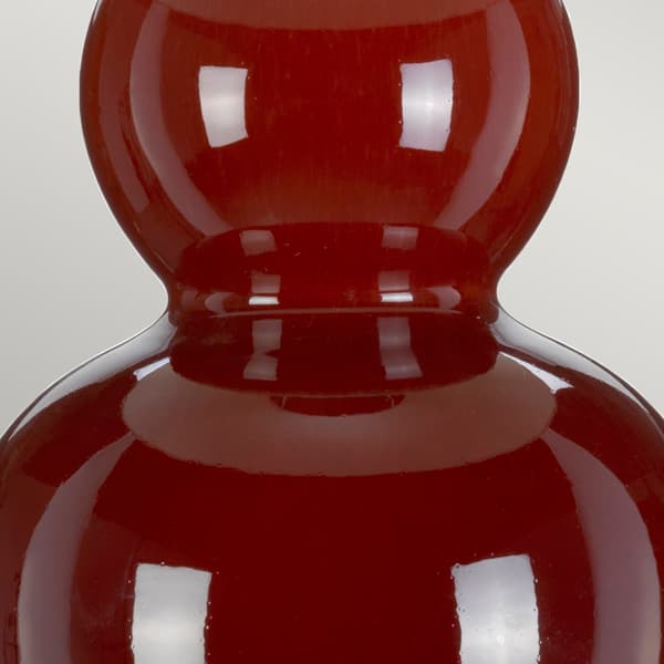 Rød keramisk bordlampe Harbin E27 60W Designer's Lightbox