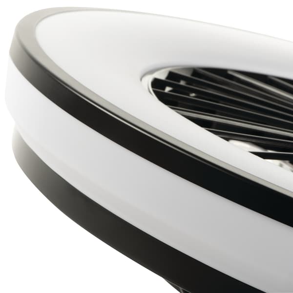 Loftventilator med LED-lampe PLAVE LED CCT sort 38033 Kanlux