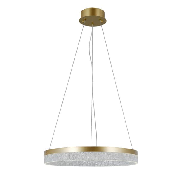 Moderne guldring LED pendel 22W Pantal Italux