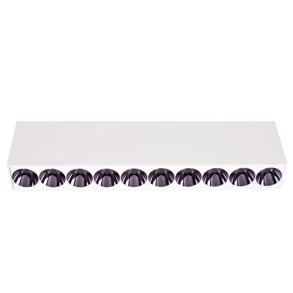 Taklampa modern vit rektangulär LED 14W X-LINE Maxlight