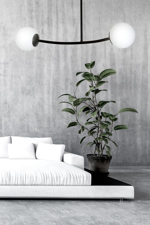 LOFTLAMPE Emibig 2xE14 40W HALLDOR 2 SORT 1024/2