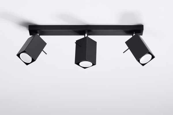 Loftlampe MERIDA 3 Sort Sollux Lighting SL.0101