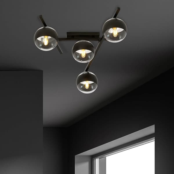 Emibig loftlampe 4xE14 40W SMART 4 BLACK/STRIPE 1105/4