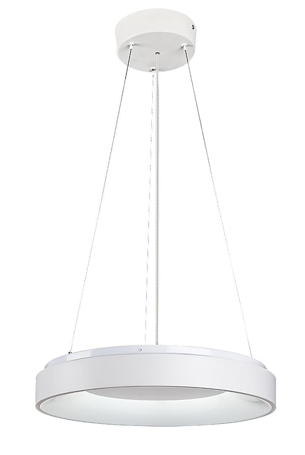 Moderne lysekrone til stuen LED 38W hvid farve 72002 Ceilo Rabalux