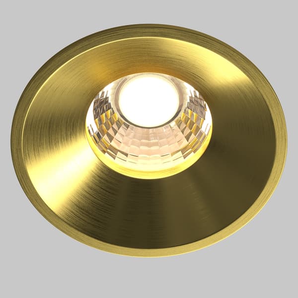 Indbygningsspot rund messing LED 12W Round Maytoni