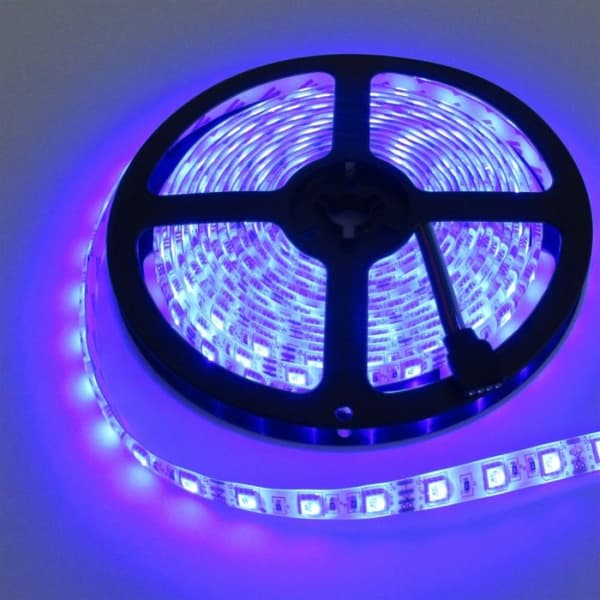LED-list 300 4.8W/m BLÅ 12V IP20 5m dimbar Ecolight