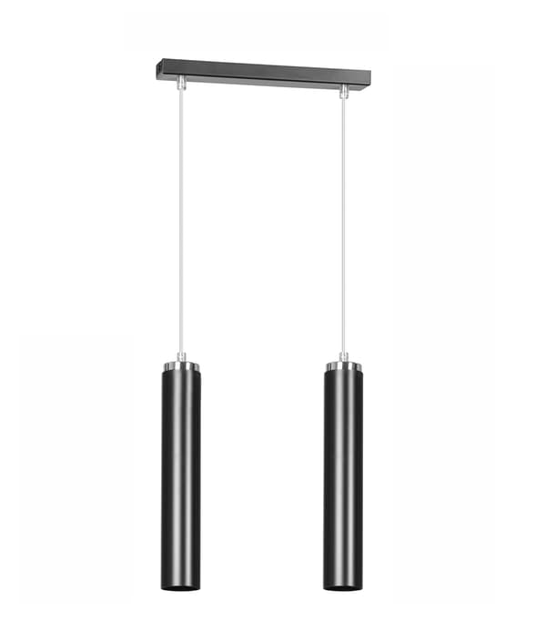 PENDEL Emibig 2xGU10 30W LUNA 2 BLACK 956/2