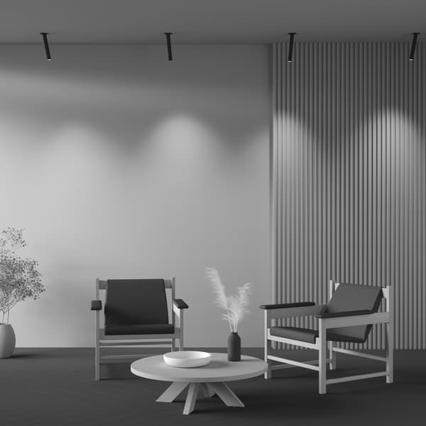 Moderne sort forsænket spot LED 7W FOCUS T Maytoni Technical