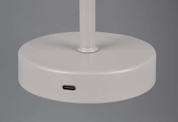 Genopladelig bordlampe grå touch indbygget LED Jeff RL