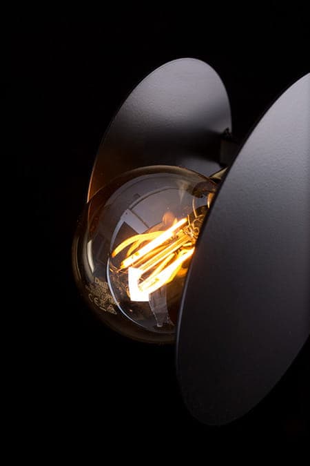 LOFTLAMPE Emibig 2xE27 60W MINERVA 2 SORT 612/2