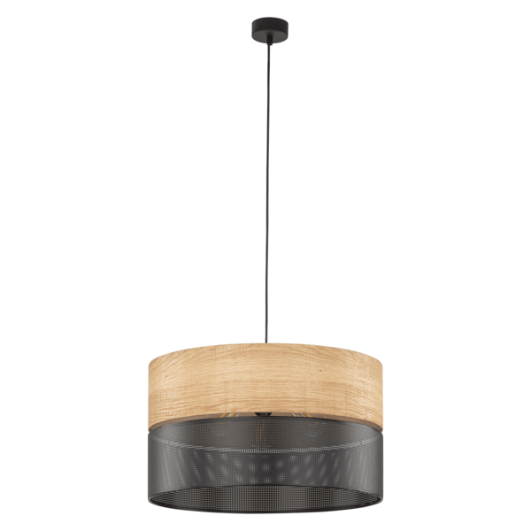 TK-Lighting 4798 sort træ pendel til bord