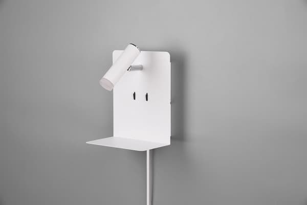 Vägglampa ELEMENT vit Trio 222570231