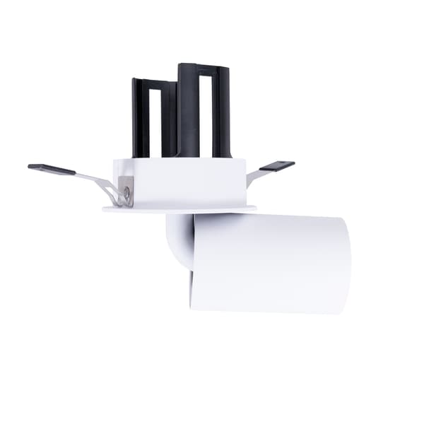 Rörlig infälld spotlight vit rund LED 9W HALO Maxlight