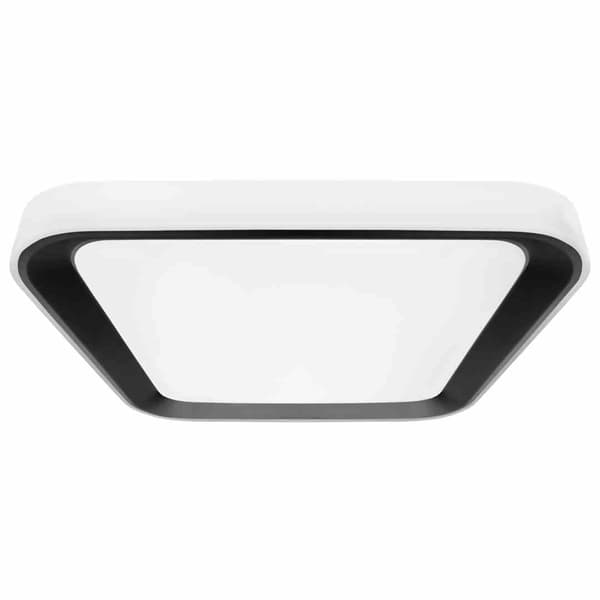 LED loftsplafond sort 40x40cm QUADRO Milagro 7929