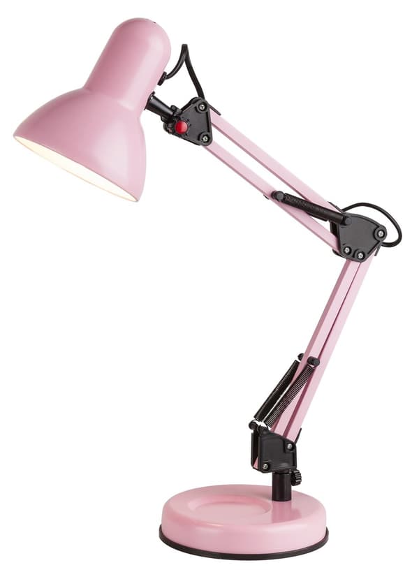 Pige skrivebordslampe pink E27 Samson 4179 Rabalux