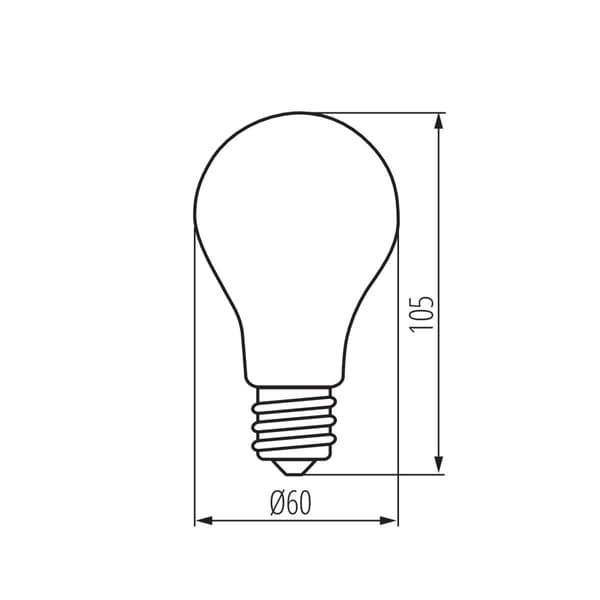 LED FILAMENT E27 10W neutralvit Kanlux 29606