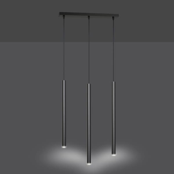 Lysekrone Emibig 3xG9 20W SELTER 3 BLACK 552/3