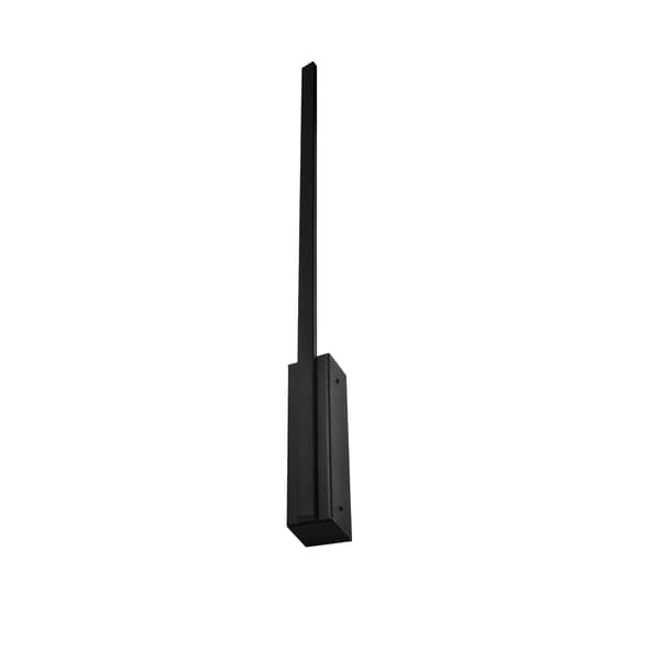 Væglampe lineær 90 cm vertikal sort varm farve SLIM LED 6.4W Brosline