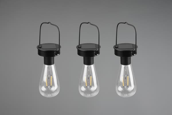 CAMPUS SOLAR bærbar udendørslampe sort RL R35146132