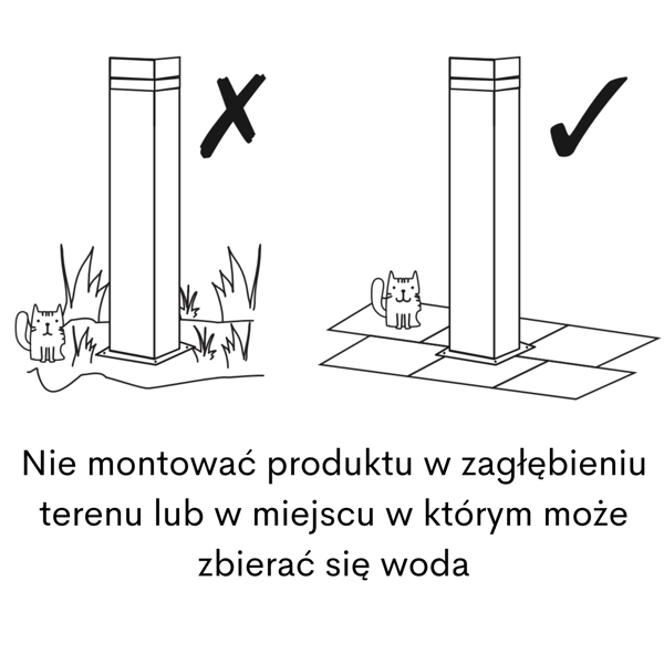 Ulkoseinävalaisin GU10 80cm GILBERT 322388 Polux
