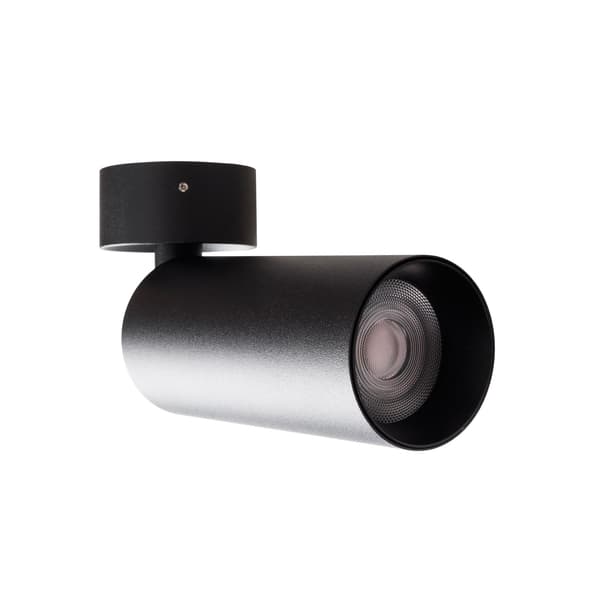 Moderne bevægelig rund sort LED 9W HALO Maxlight loftspot