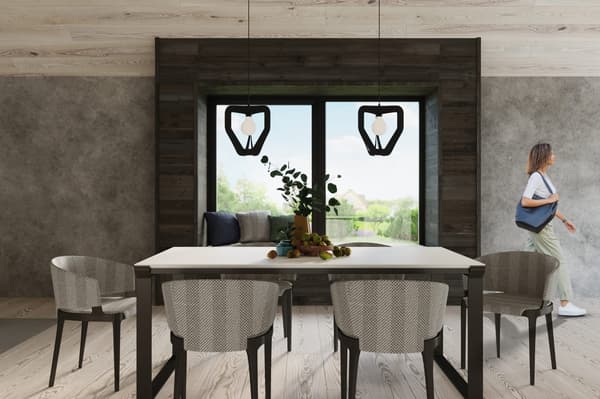 TRES sort pendellampe fra Sollux Lighting model SL.0930