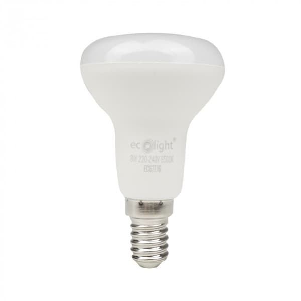 Välkkymätön LED-lamppu R50 E14 8W 6500K 720lm Ecolight