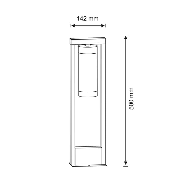 Ulkoseinävalaisin 50cm 1xE27 SPECTRA 312341 Polux