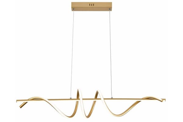 Dekorativ guldhänglampa i ormform Serpent LED 34W REA339701-09 Reality