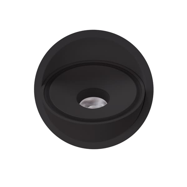 Indbygningsspot bevægelig sort rund LED 10W VECTOR Maxlight