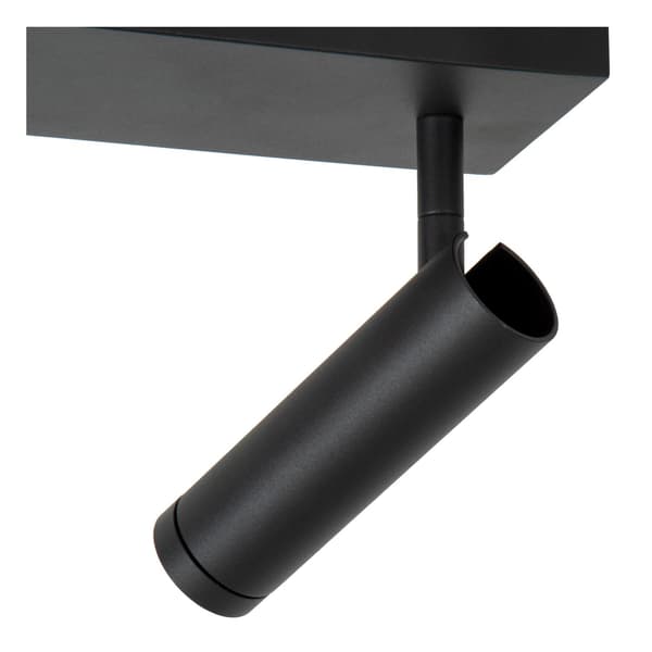 Loftlampe moderne sort rektangulær dobbelt roterende rør 2xMR11 40W GRADO Lucide