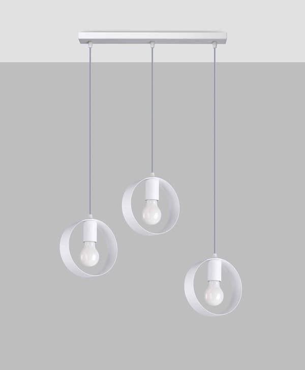 Sollux TITRAN vit metallringkrona SL.1138
