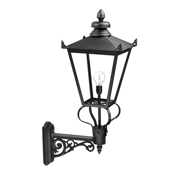 Utomhusvägglampa svart E27 60W Wilmslow Elstead
